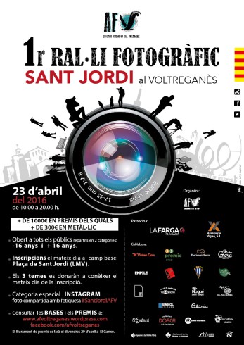 CARTELL RAL·LI FOTOGRAFIC VOLTREGANÈS